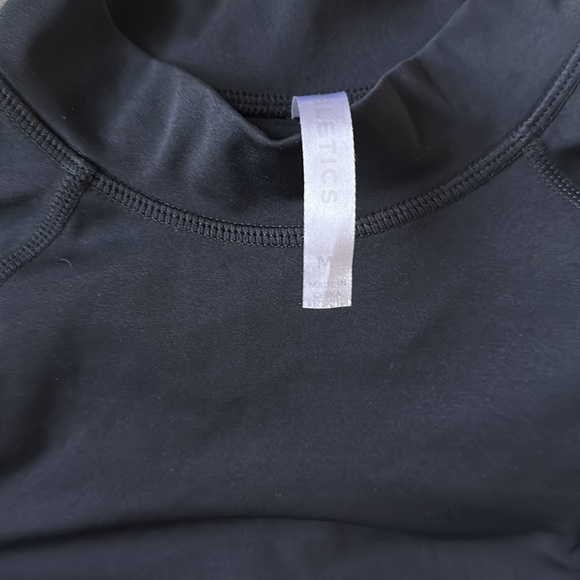 Fabletics black mock neck workout top - Picture 2 of 3